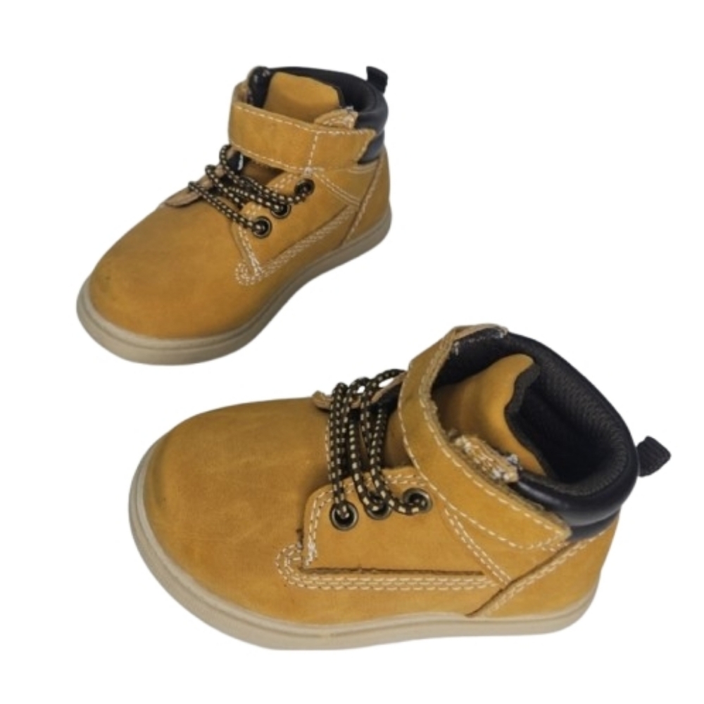 Max + Jake Max Jake Toddler Boot Tan Baby Work Boots Kids Shoes Size 5